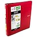 Five Star 1-1/2 Inch 3 Ring Binder, Red (72133)