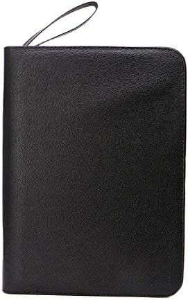 Cicianco Black Large PU Faux Leather Fountain 48 Pencil Case Storage Bag Holder