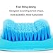 Foot Scrubber, Foot Brush Bristles Deep Clean, Hard Dead Rough Dry Skin Callus Exfoliate Stimulate Feet Cleaner Scrub Massager Spa for Shower Floor (Blue)