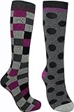 Mens 2 Pair Pack Split Over The Calf Socks