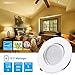 TORCHSTAR 6 Inch Gimbal LED Recessed Lighting with Junction Box, 13.5W IC Rated Air Tight Directional Swivel Downlight, CRI90+ Dimmable Canless LED Recessed Light, 3000K, ETL, Pack of 4