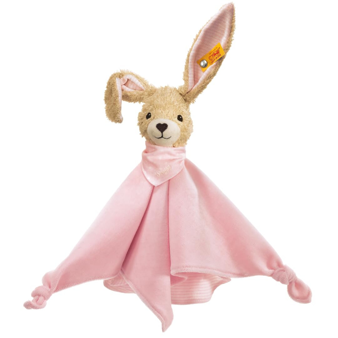 Steiff Hoppel Rabbit Comforter (Pale Pink, 28cm) โ image 1