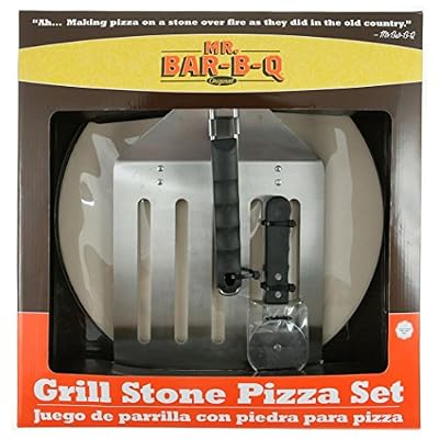 Mr. Bar-B-Q 06131X Grill Stone Pizza Set