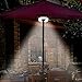 CREATIVE DESIGN Patio Umbrella Lights, 32 LED Rechargeable Umbrella Lights 2 Modes Patio Light for Patio Umbrella Camping Tents and Other Outdoor Use