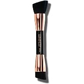 LUMINESS Dual-Sided Angled Buffing Brush - Cruelty-Free Synthetic Bristles Ideal for Foundation &amp; Primer - Soft Fibers Gives Silky Touch on Skin &amp; Creates Flawless Base with Perfect Finish