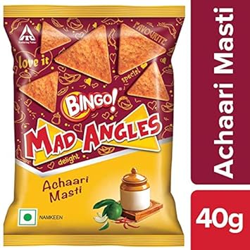 Bingo Mad Angles Achaari Masti, 40g Pouch