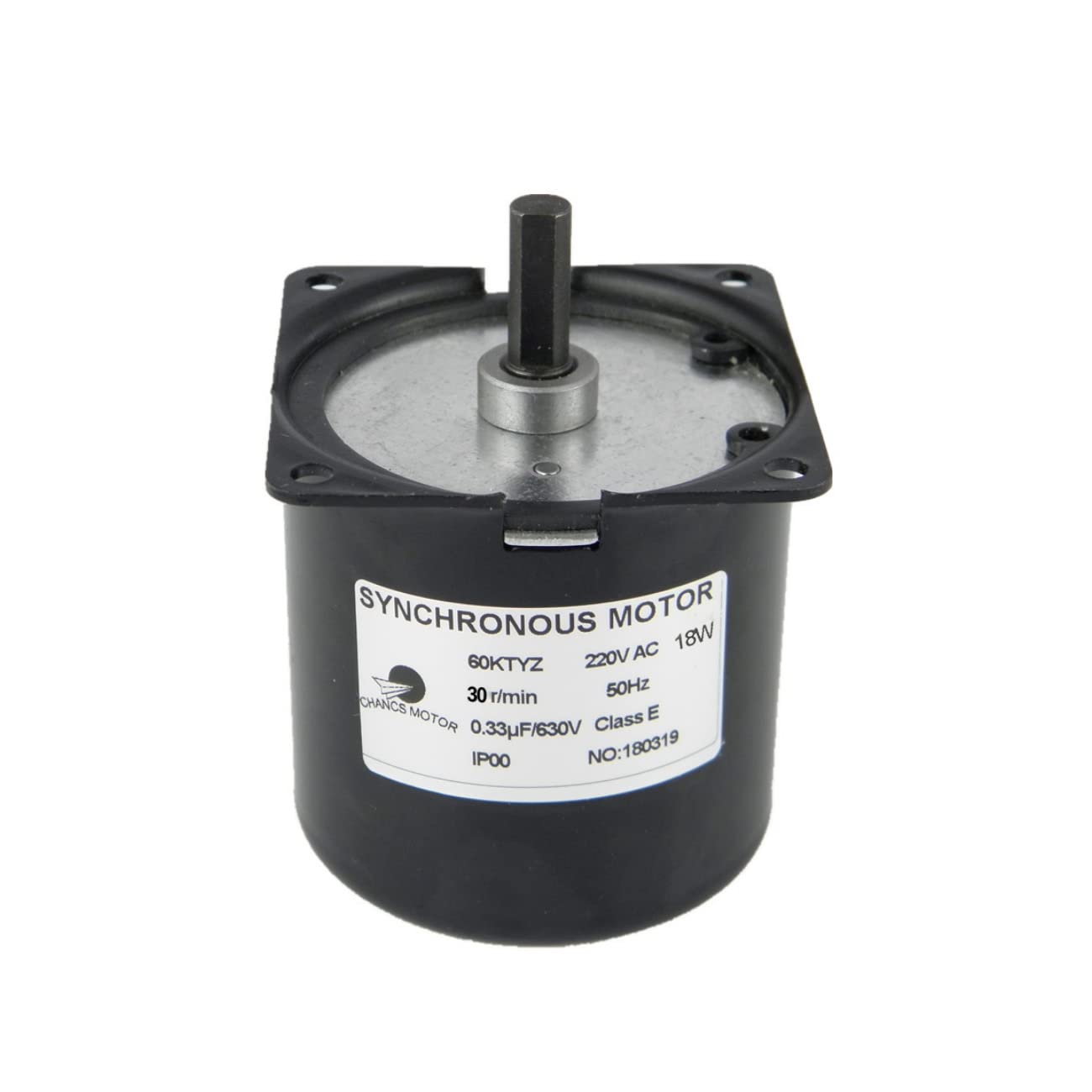 CHANCS 60KTYZ AC Electric Gear Motor 220V 30RPM CW/CCW 18W Synchronous Motor Mini Gearbox Electric Motor — image 1