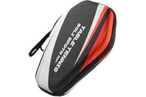 Cloudpower Double Padded Table Tennis Racket Bag Paddle Case, Table Tennis Case Racket Cover Helps Protect The Table Tennis Rubber And Racket, Table Tennis Organizer