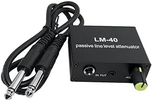 Audio Passive Attenuator,Line Output Signal Sound Card, Speaker, Microphone, Mic Port, High Low Level Converter +6.5 Line