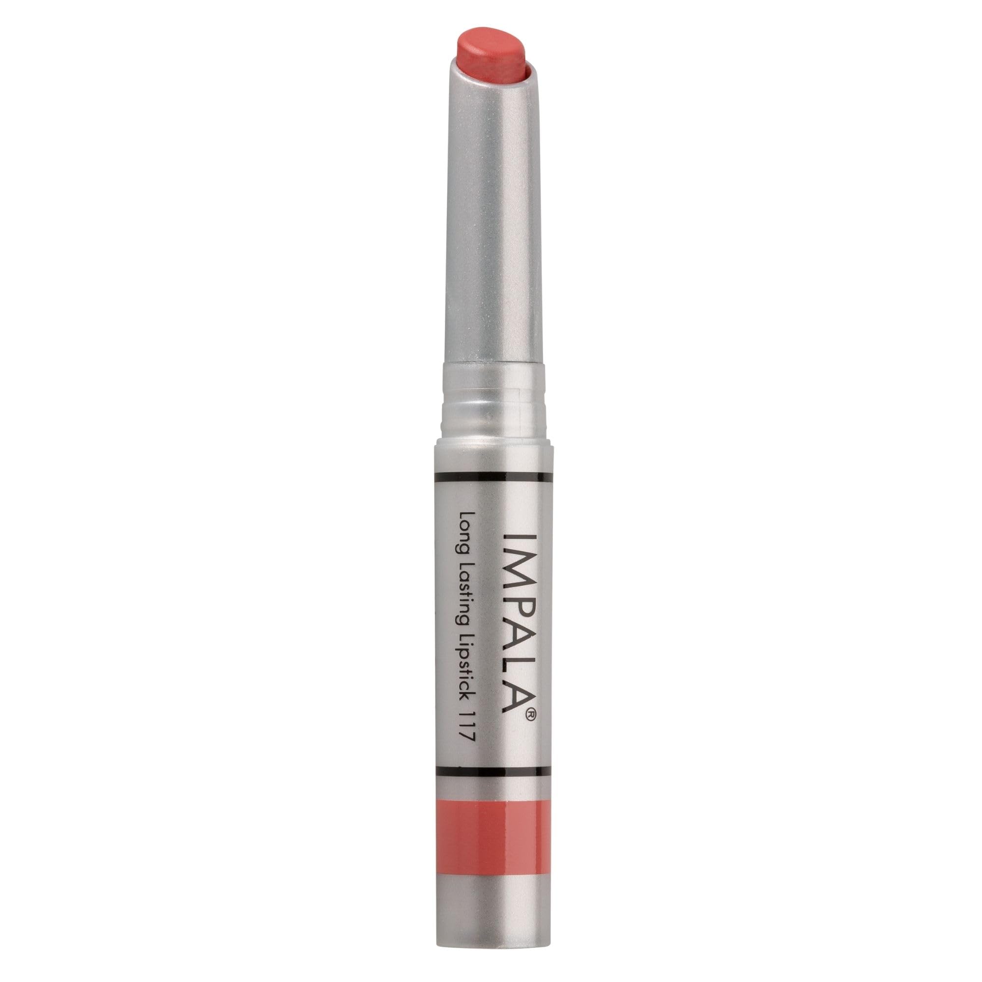IMPALA | Longlasting Lip Color Metallic Rose No. 117 | Permanent Lipstick Creamy Texture | Long-Lasting | Hydrating Full-Coverage Lip Color | Moistureizes and Nurtures