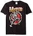 FEA Men's Standard Misfits Skeleton Singing Solo T-Shirt, Black, X-Large