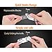 Folding Utility Knife, Heavy Duty Box Cutter Pocket Utility Knives with 11 Replaceable Stainless Steel Blades, Belt Clip, Easy Release Button, Quick Change and Lock-Back Design (Gray)