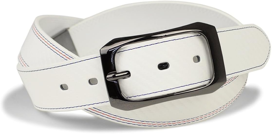 Amazon Golfish ゴルフィッシュ ベルト ゴルフ 防水 防汗 メンズ レディース カーボン柄 スポーツ 35mm Blgi0024 ホワイト ベルト 通販