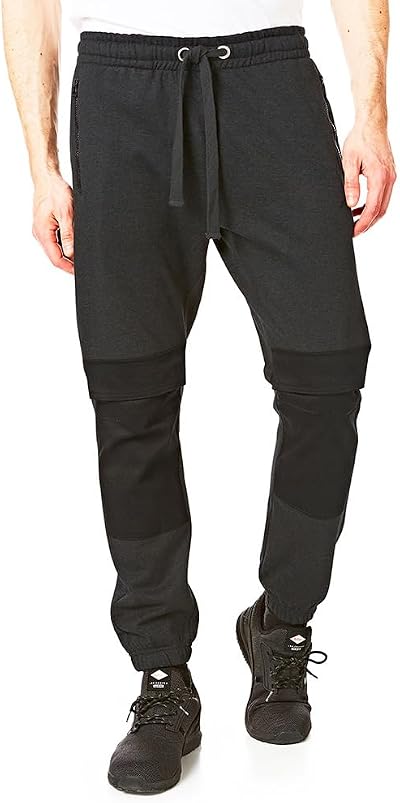 Iron Mountain IMPNT223 Men's Work Joggers Black Knee Pad Sweatpants Trousers L