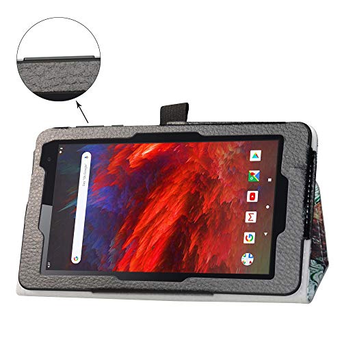 Bige-for-Vankyo-MatrixPad-Z1-7-inch-Tablet-CasePU-Leather-Folio-2-Folding-Stand-Cover-for-Vankyo-MatrixPad-Z1-MatrixPad-S7-Dragon-Touch-M7-HAOQIN-H7-7-inch-TabletLove-Tree