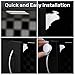 MAGNETIC LOCKS FOR CABINETS & DRAWERS - 4 LOCKS, 1 KEY + BONUS TAPE – CHILD SAFETY - EASY INSTALLATION: NO TOOLS