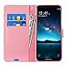 JanCalm S8 Plus Wallet Case,S8 Plus Case,[Wrist Strap] [Kickstand] Pattern Premium PU Leather Wallet [Card/Cash Slots] Flip Cover + Stylus (Never Stop)