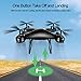 Drone for Beginners and Adults Free Felt Drone with Altitude Hold Mode 15 Minutes Flight Headless Mode 3 Speed One Key Take Off for Novice and Kids (Black)