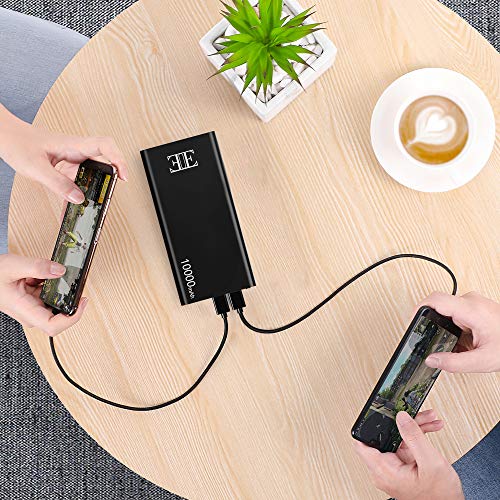 image for Eui External Battery,2 USB Outputs Portable Charger Power Bank with Ty