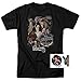 Labyrinth Movie Goblin King David Bowie T Shirt & Exclusive Stickers (Medium)