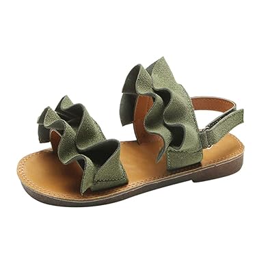 SANFASHION Baby Sandalen Sommer Kleinkind Wellen Strand Prinzessin Shoes Open Toe Outdoor Flach Kinderschuhe