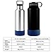 BOTTLE BOTTLE Protective Silicone Sleeve Fit 12-64oz for Water Bottle, BPA Free Anti-Slip Bottom Sleeve Cover