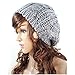 EVERMARKET(TM) Women Lady Winter Warm Knitted Crochet Slouch Baggy Beret Beanie Hat Cap Light Gray
