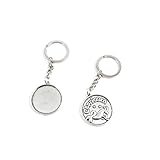 2 Pieces Keychain Door Car Key Chain Tags Keyring