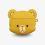 Mocha Bear Silicone Carrying Shockproof Protective