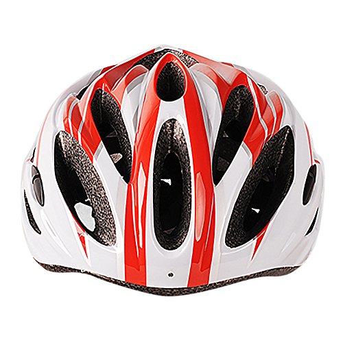 Boofab Adult Safety Helmet Adjustable Road Cycling Mountain Bike Bicycle Helmet Ultralight Inner Padding Chin Protector and visor (C)