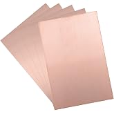 uxcell Double-Sided Copper Clad Laminate PCB Circuit Board, FR4 180x120mm 7.09x4.72 inch, 1.5mm Thickness DIY Prototyping PCB Board, Name Board, 5pcs