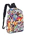 ODTEX Backpack Fits for 15 inch Laptop and Tablet-Graffiti
