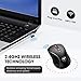 Habor Wireless Mouse, 2.4G USB Wireless Mice Optical PC Laptop Notebook Computer Cordless Mouse with Nano Receiver, 6 Buttons, 2400 DPI 5 Adjustment Levels, Home & Office for Windows Mac Linux