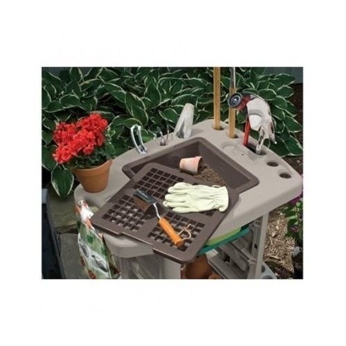 Generic ing Bench Yard Utility t Rolling Ga Tools Outdoor ls Outdo Portable Potting Rolling Bench Cart Rolling ble Pott Gardening Storage e Pottin