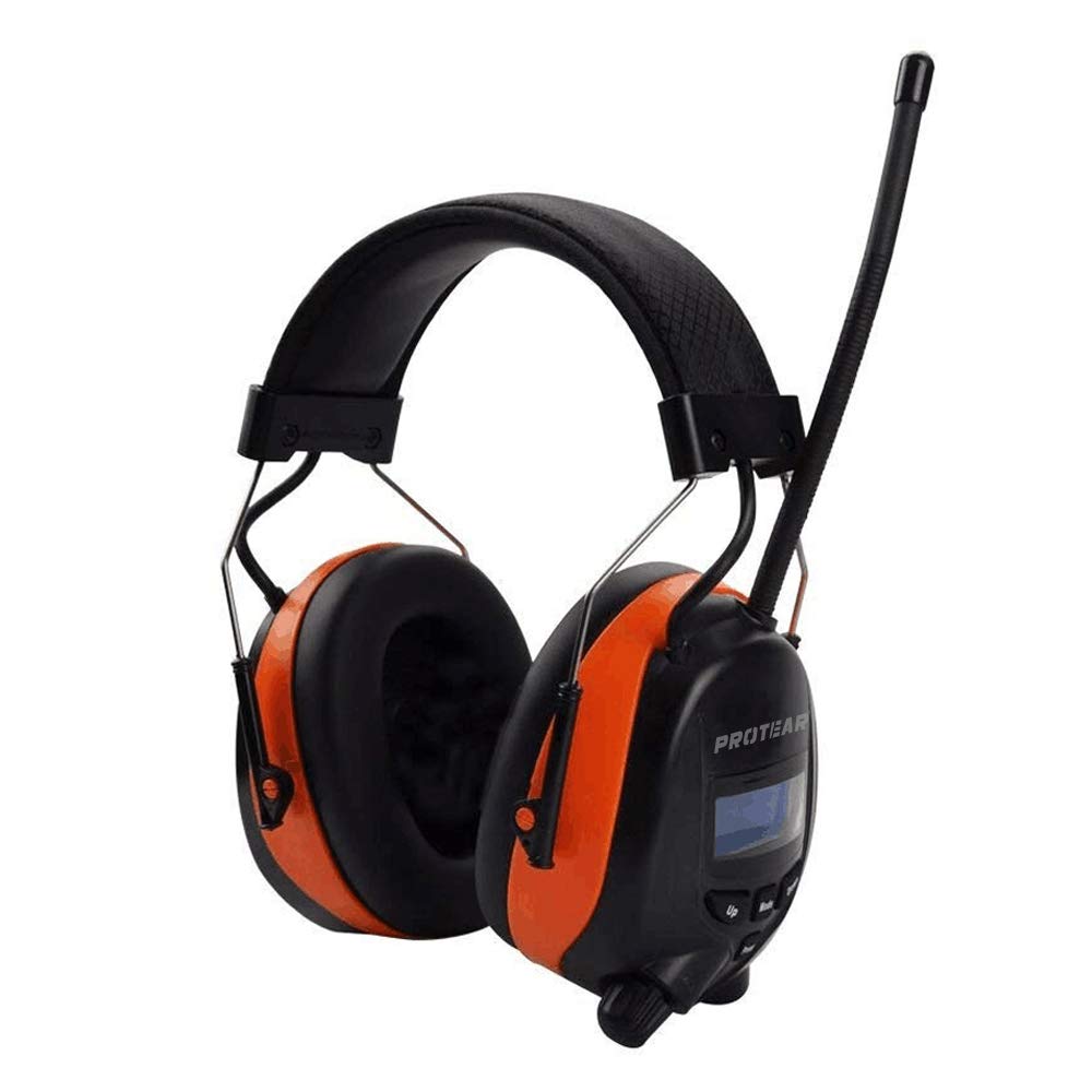 Protear Bluetooth Ear Defenders With DAB/DAB+ FM Radio,Rechargeable