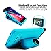 YLEX Battery Case for iPhone 8/7/6/6s, 3000mAh Battery Cases Portable Protective Charging Extended Battery Charger Case with Magnetic Stand for iPhone 8/7/6s/6 (4.7 inch) - Blue