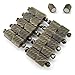 8 CleverDelights Magnetic Jewelry Clasps - Spiral Style - Antique Bronze Color - Necklace Converter