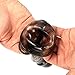 Funty Crystal Elastic Sleeve Reusable Condom Cover Enlarger Extender Toys Waterproof for Men Women and couples(Black)