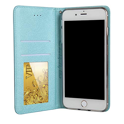 Leather Phone Case for Iphone XS MAX/XR/XS/X/8/8 Plus/7/7 Plus Folio Wallet Case with Kickstand Card Holder Slots Flip Cover