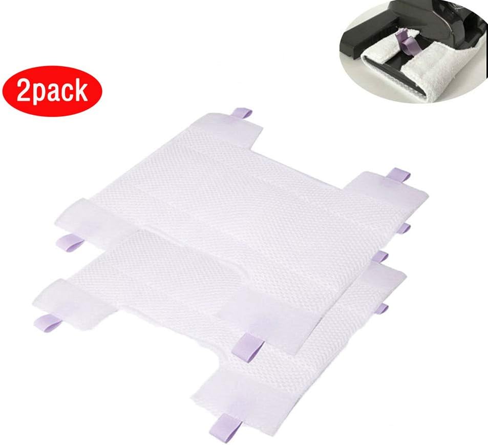 Eztronics Corp 2Pack Microfiber Replacement Pads for Shark Dust-Away Advanced Fits Shark Rocket, Rotator, Navigator Lift-Away Pro Vacuum, Ultra Light Stick Vacuum, Hv300 Series
