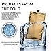 PHOOZY Apollo Thermal Phone Case for Cold Weather | Insulated Phone Pouch Extends Battery Life 3X | NASA Tech Snow Skiing Accessories | Military-Grade Drop & Water-Resistant Protector | Medium - Gold