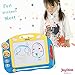 Magnetic Drawing Board for Kids and Toddlers with Stamps and Pen, Erasable Colorful Doodle Board, Preschool Learning and Educational Toy, Portable Magna Doodle Pro for Travel