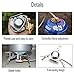 ZOESON Outdoor Backpacking Camping Mini Gas Stove for Hiking, Emergency, Hurricane, Earthquake