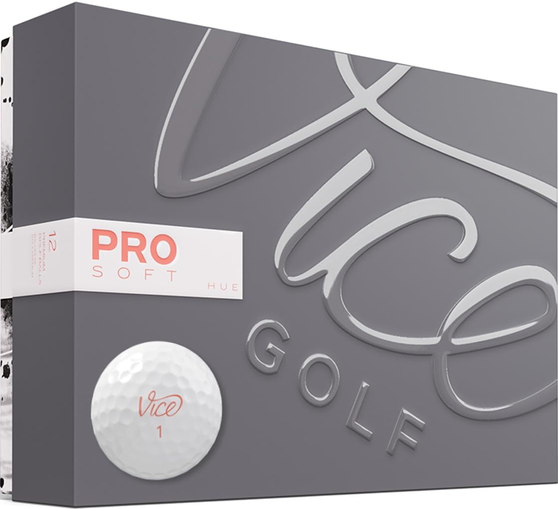 Vice Golf PRO Soft HUE Living Coral 2020 | 12 Golf Balls