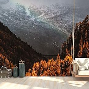 Wall Mural Forest Removable Wallpaper Wall Sticker for Bedroom Living Room - 66x96 inches