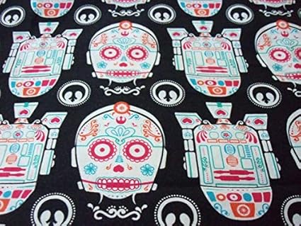 star wars sugar skull fabric