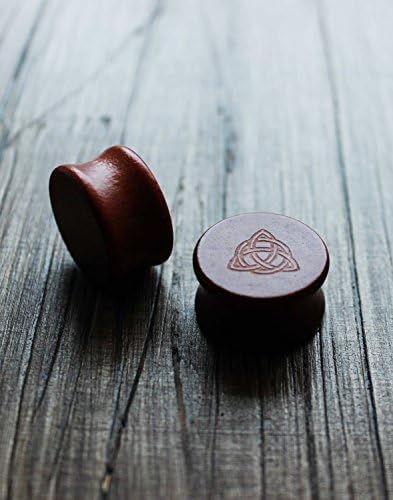 handmade organic gauges rune celtic viking