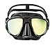 Omer Allien Mask with Mirror Lenses, Black, Universal