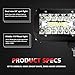 AUZKIN 7 Inches LED Light Bar Submersible driving lights 240W 24000lm LED Pods Spot Flood Combo Beam Off Road lights fog lights for Truck Trailer Pickup Boat Car SUV ATV RV Jeep,2Pcsthumb 3