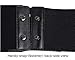 Nanxson Womens Elastic Wide Waist Band Tied Waspie Corset Obi Waist Belt PDW0077 (black)